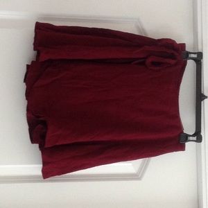 Hollister NWT skirt burgundy xs
